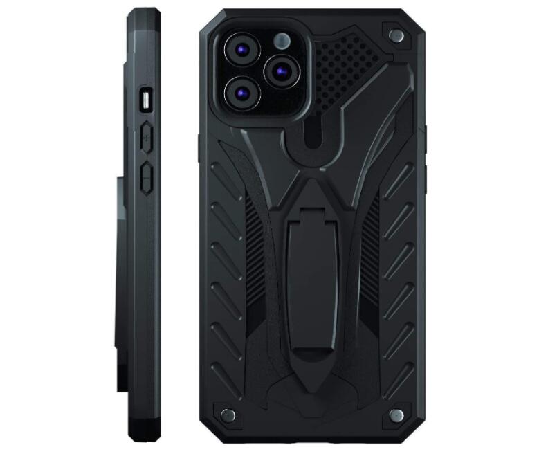 iPhone 12 Pro Case with Kickstand, Military Grade 12ft. Drop Tested - Blue