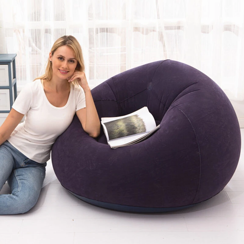Large Pouf Lazy Sofas Lounger Couch Living Room Furniture Beanbag Tatami