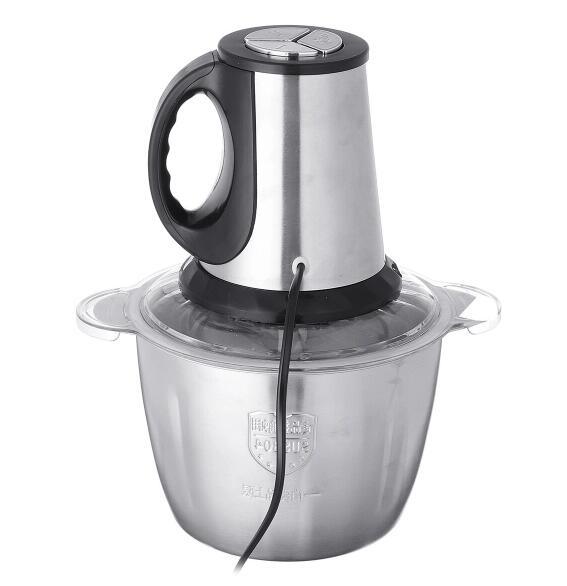 Electric Meat Grinder Food Processor Chopper Blender Slicer 3 Gears 3L 220V