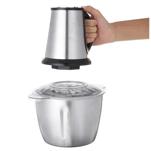 Electric Meat Grinder Food Processor Chopper Blender Slicer 3 Gears 3L 220V