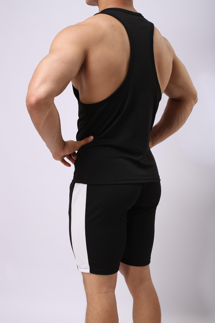 Men's Summer Sportswear Set Cotton Sleeveless Suit   Casual Fitness Running Sports Training Outdoor