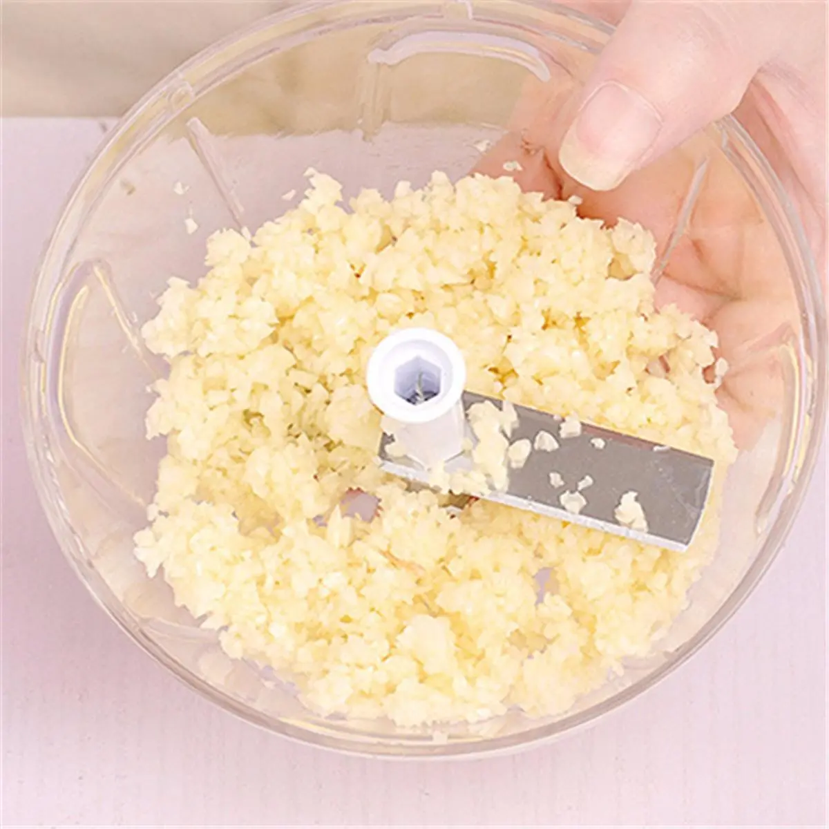Manual Pull Rope Food Vegetable Blender Meat Chopper Hand Held Pulling Slicer Mincer