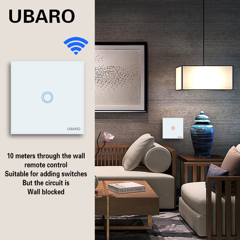 AC170-250V RF433 WiFi Smart Wall Touch Switch