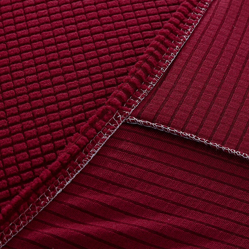 Stretch Elastic Sofa Cover Solid Non Slip Soft Slipcover Washable Couch  Furniture for Living Room