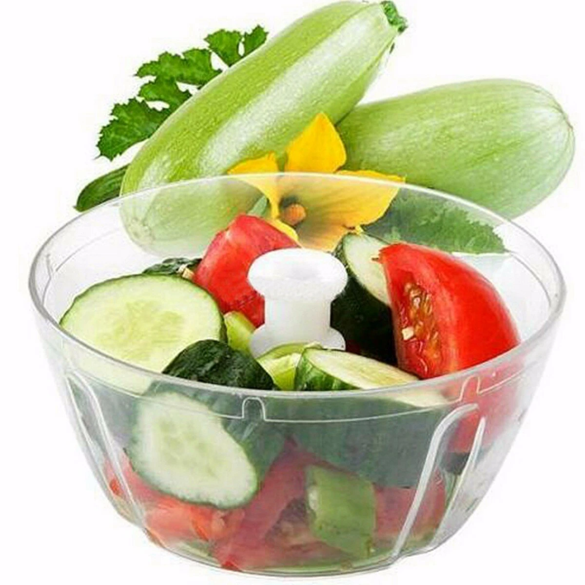 Vegetable Food Chopper Hand Speedy Veggie Meat Chopper Shredder Slicer Cutter