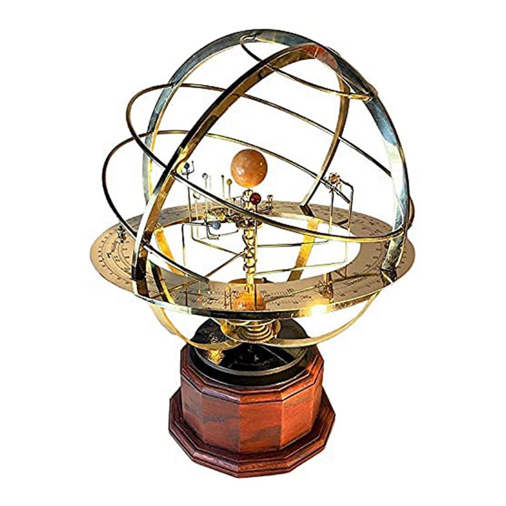 Large solar system model solar system metal table decoration home decoration planet orbit model