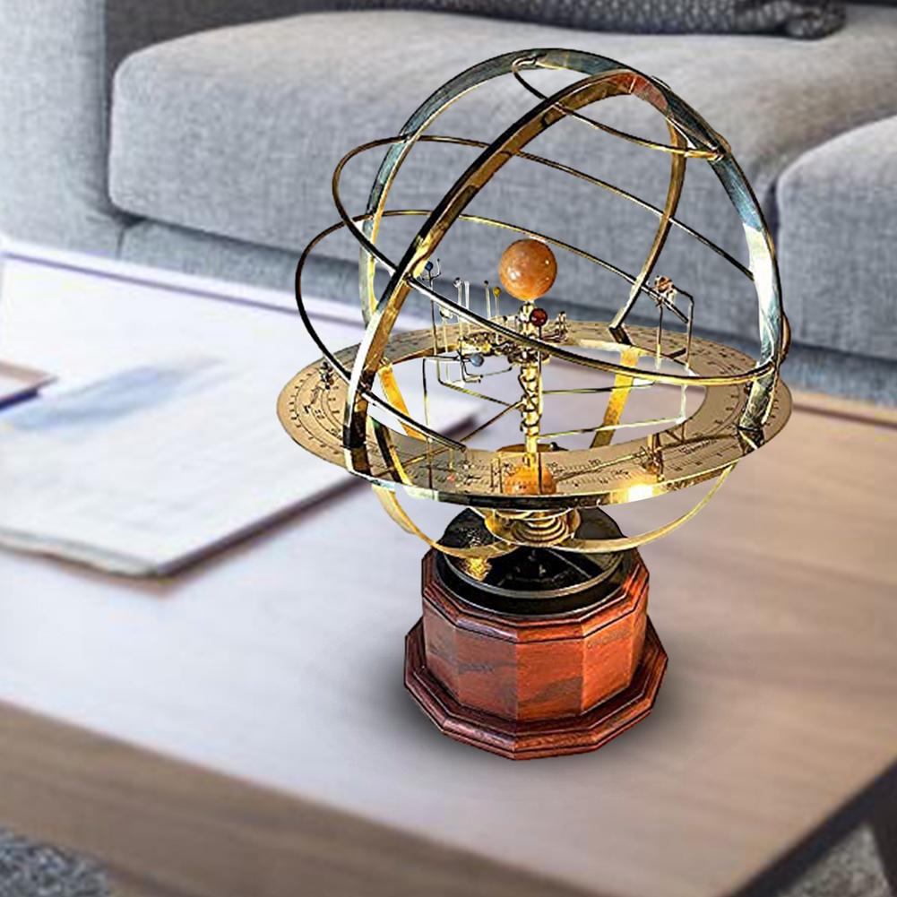 Large solar system model solar system metal table decoration home decoration planet orbit model
