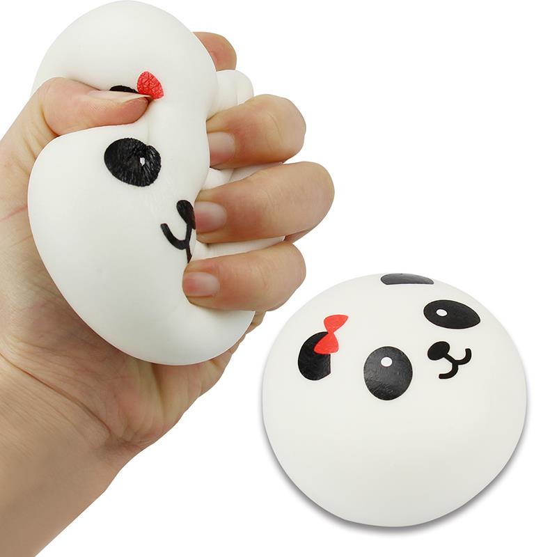 Spongy Panda Infant Toy Scented Toy with Slow Return Spongy Infant Toy Kawaii Anti-Stress Toy