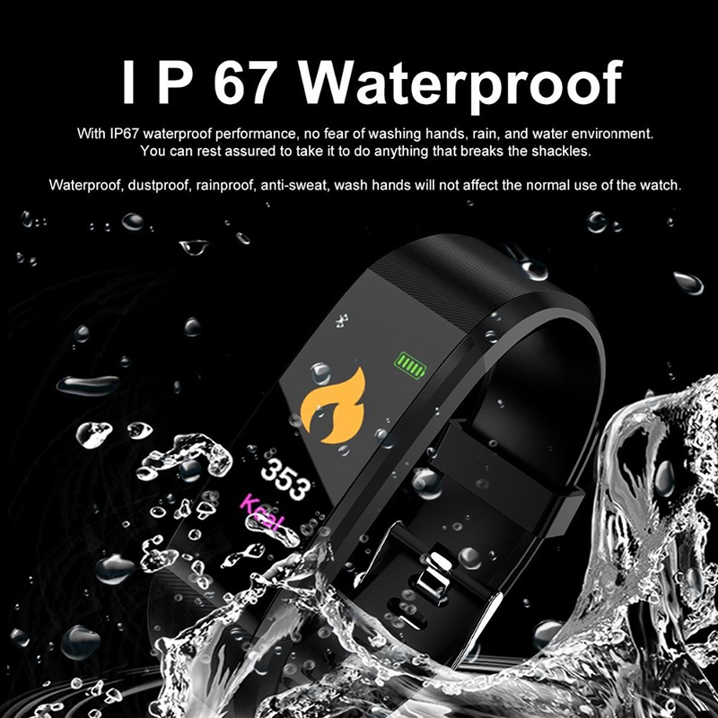 Smart wristbands, health heart rate blood pressure pedometer bluetooth waterproof sports wristbands