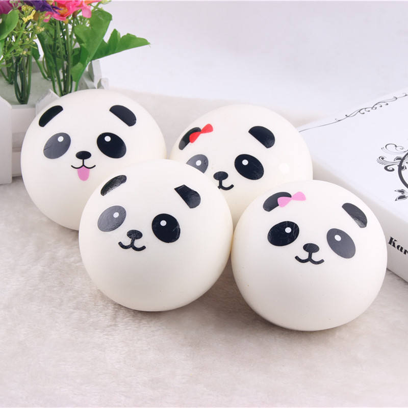 Spongy Panda Infant Toy Scented Toy with Slow Return Spongy Infant Toy Kawaii Anti-Stress Toy