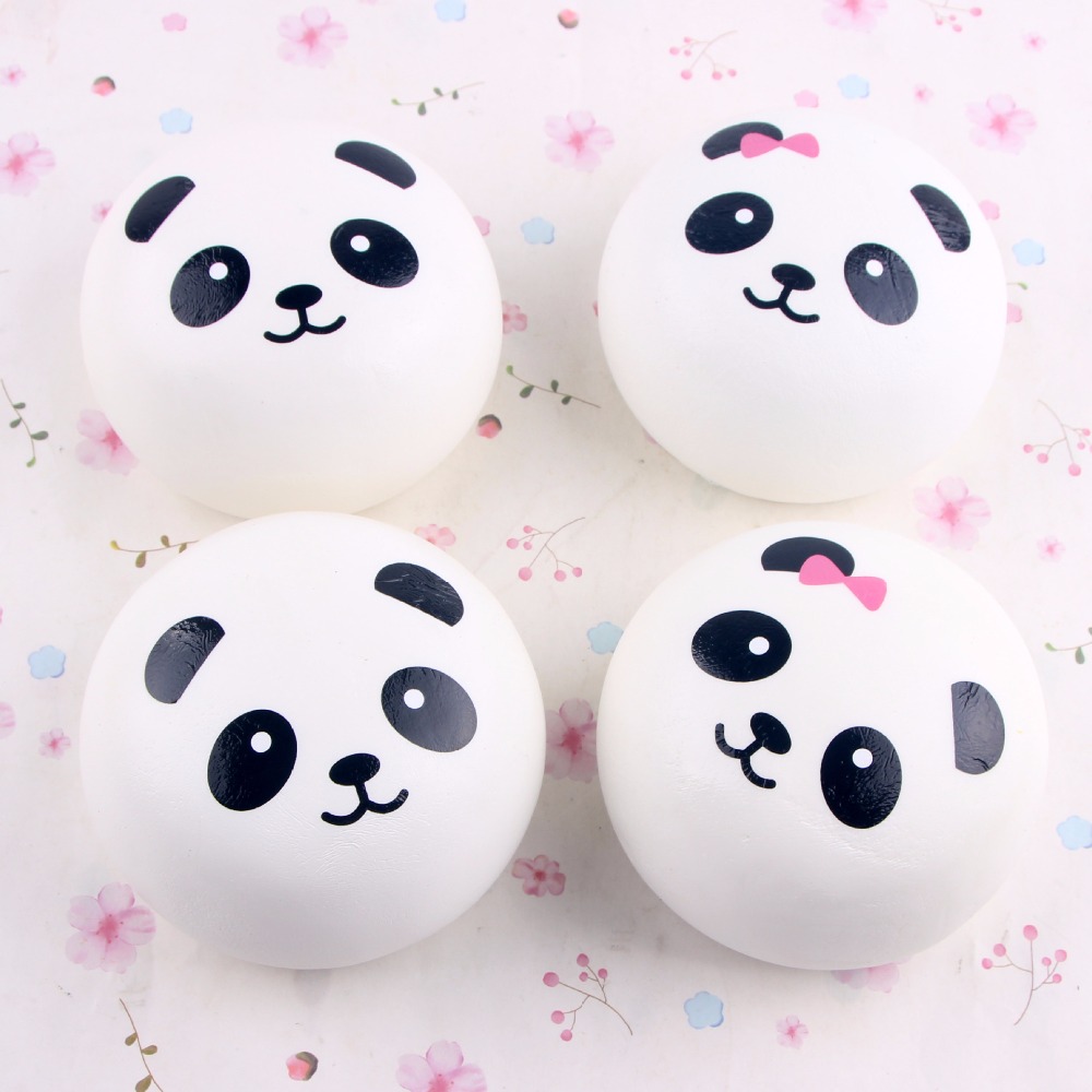 Spongy Panda Infant Toy Scented Toy with Slow Return Spongy Infant Toy Kawaii Anti-Stress Toy