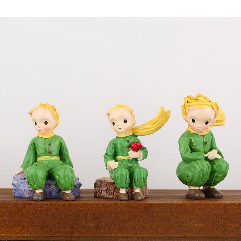 Prince ornament resin figures personality statue cartoon art accessory  decorative small ornaments