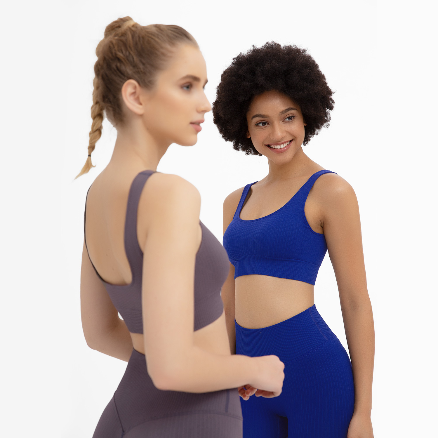 2022 new seamless folded peach hip lift yoga pants sports yoga fitness suit Pilates fitness run