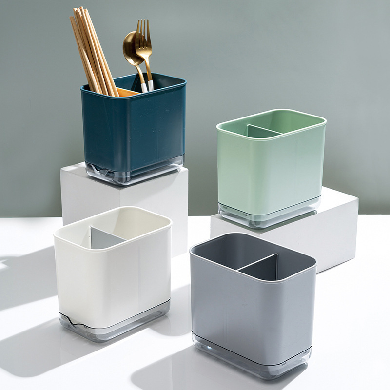 Multifunctional tableware creative grid rack, spoon drainer, chopsticks, forks, kitchen utensils