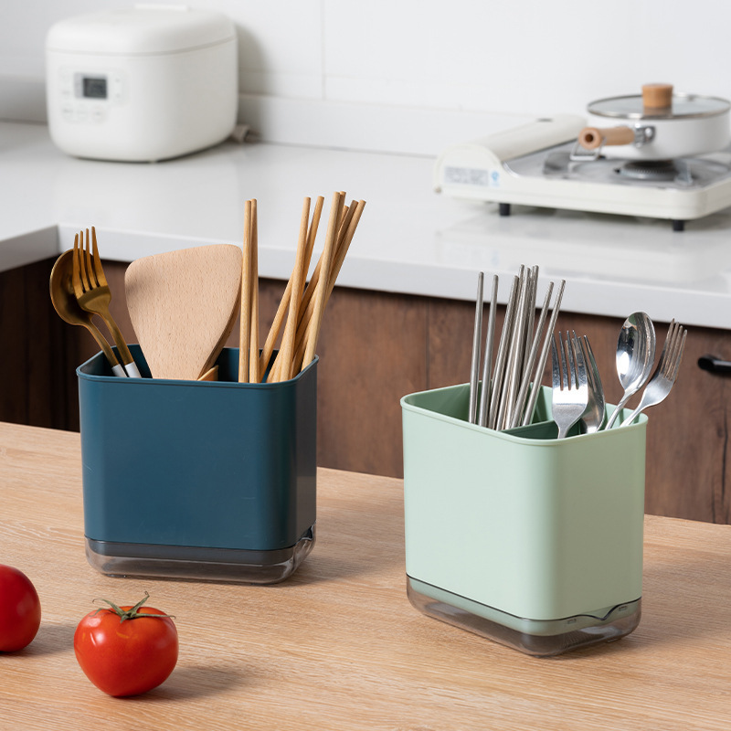 Multifunctional tableware creative grid rack, spoon drainer, chopsticks, forks, kitchen utensils