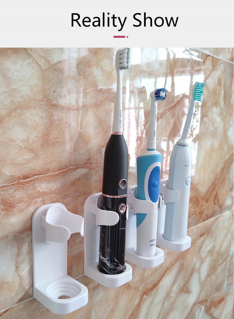 Electric Toothbrush Storage Rack Toothbrush Base Toothbrush Bracket Bathroom Products Wall Mount