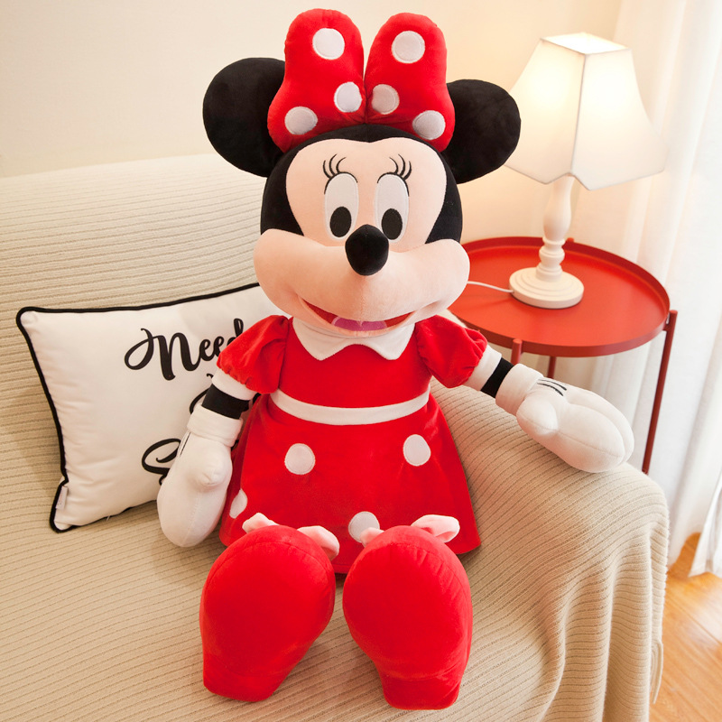 Disney Plush Mickey Mouse Plush Toy Cartoon Mouse Stuffed Doll Toys Birthday Christmas Gift for Kids