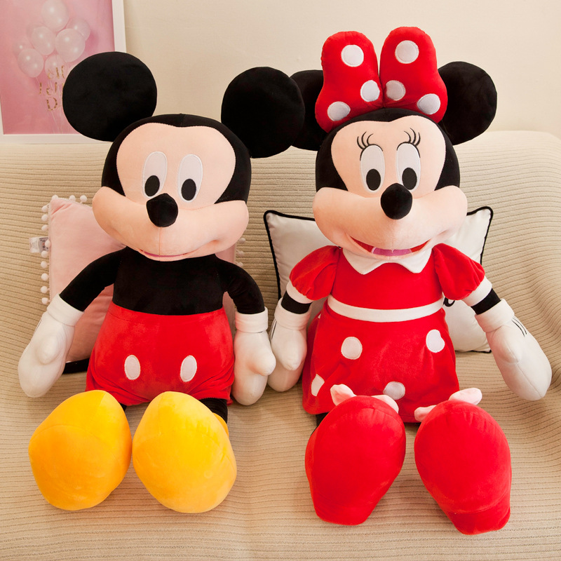 Disney Plush Mickey Mouse Plush Toy Cartoon Mouse Stuffed Doll Toys Birthday Christmas Gift for Kids