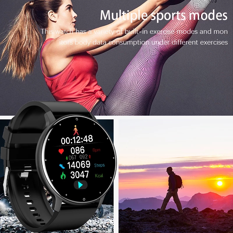 Male and female smart watch full touch screen ip67 water resistance, bluetooth, for android and ios