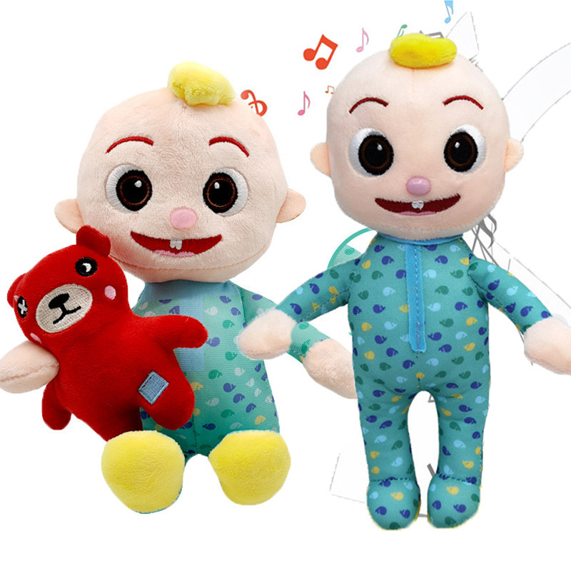 With Music Toys Doll Can Sing Doll Sing Boy Musical Bedtime Doll Plush Toy Family Kids Gift Plushie