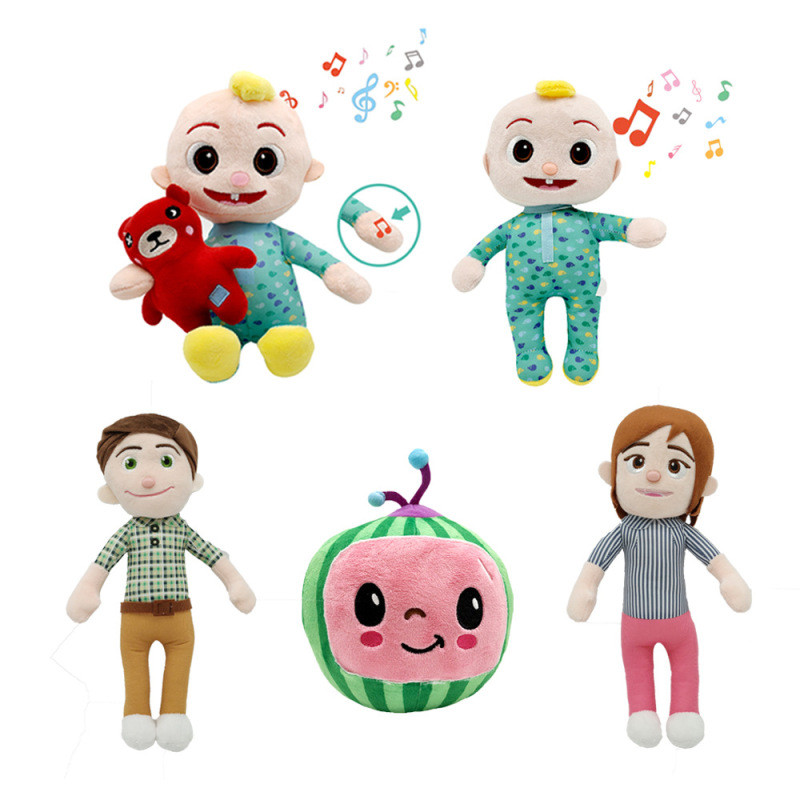 With Music Toys Doll Can Sing Doll Sing Boy Musical Bedtime Doll Plush Toy Family Kids Gift Plushie
