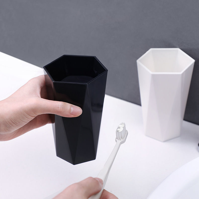 Plastic Cup Toothbrush Holder Washing Drinking Home Bathroom Travel Supplies Brush Teeth Cup