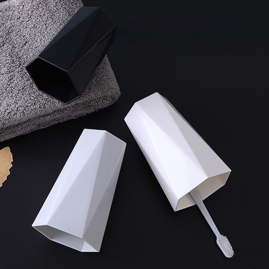 Plastic Cup Toothbrush Holder Washing Drinking Home Bathroom Travel Supplies Brush Teeth Cup