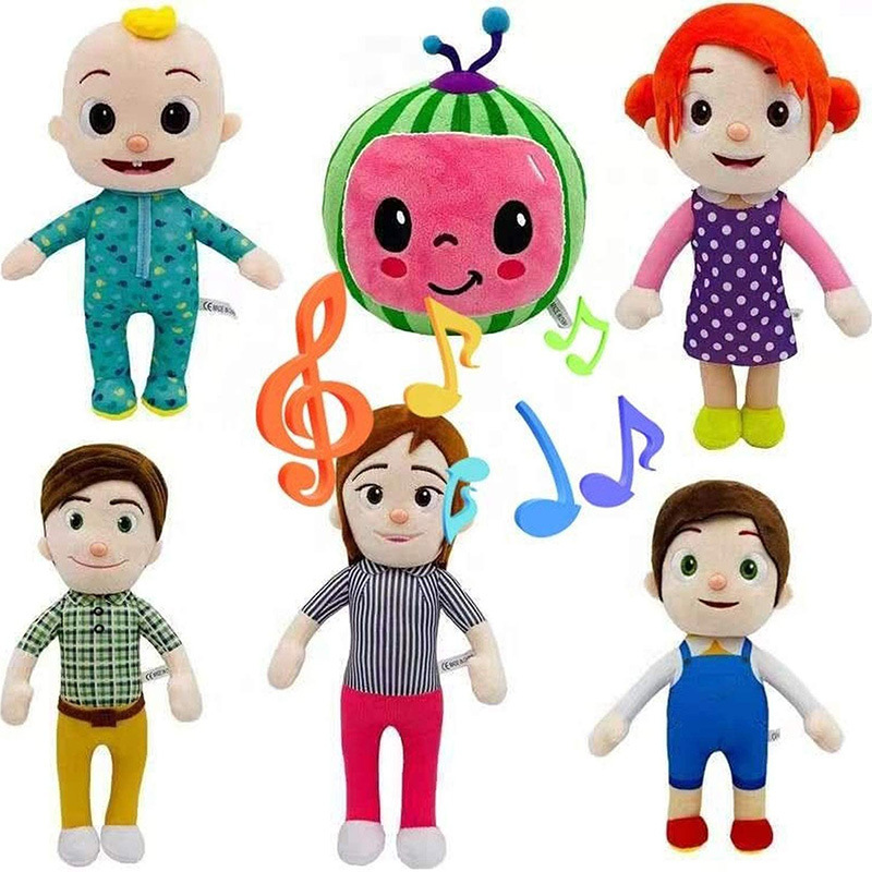 With Music Toys Doll Can Sing Doll Sing Boy Musical Bedtime Doll Plush Toy Family Kids Gift Plushie