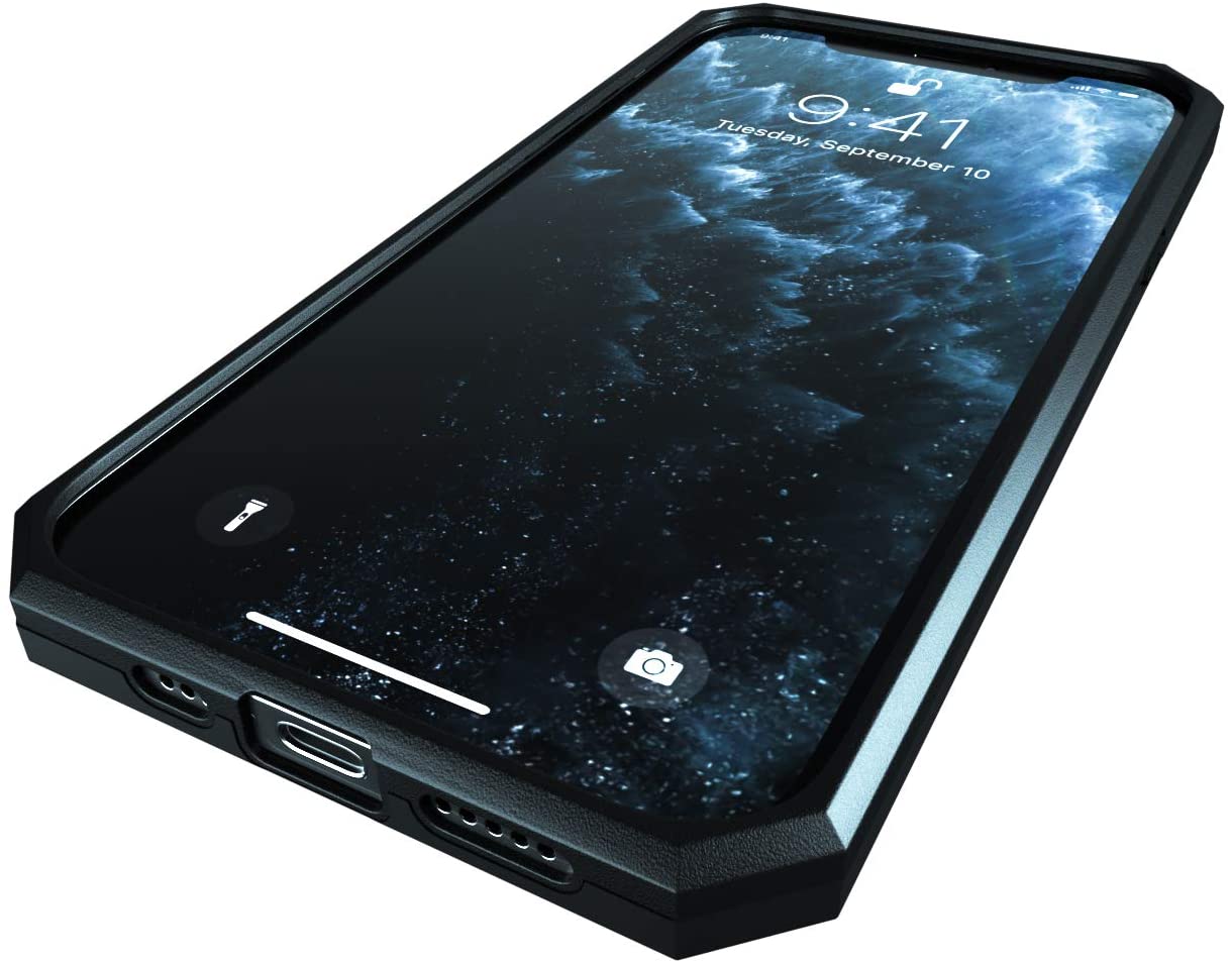 iPhone 12 Pro Case with Kickstand, Military Grade 12ft. Drop Tested - Blue