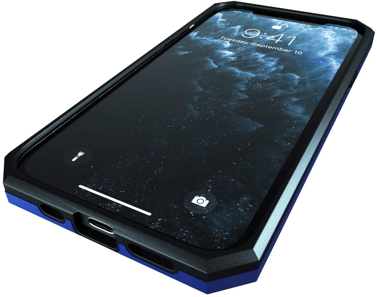 iPhone 12 Pro Case with Kickstand, Military Grade 12ft. Drop Tested - Blue