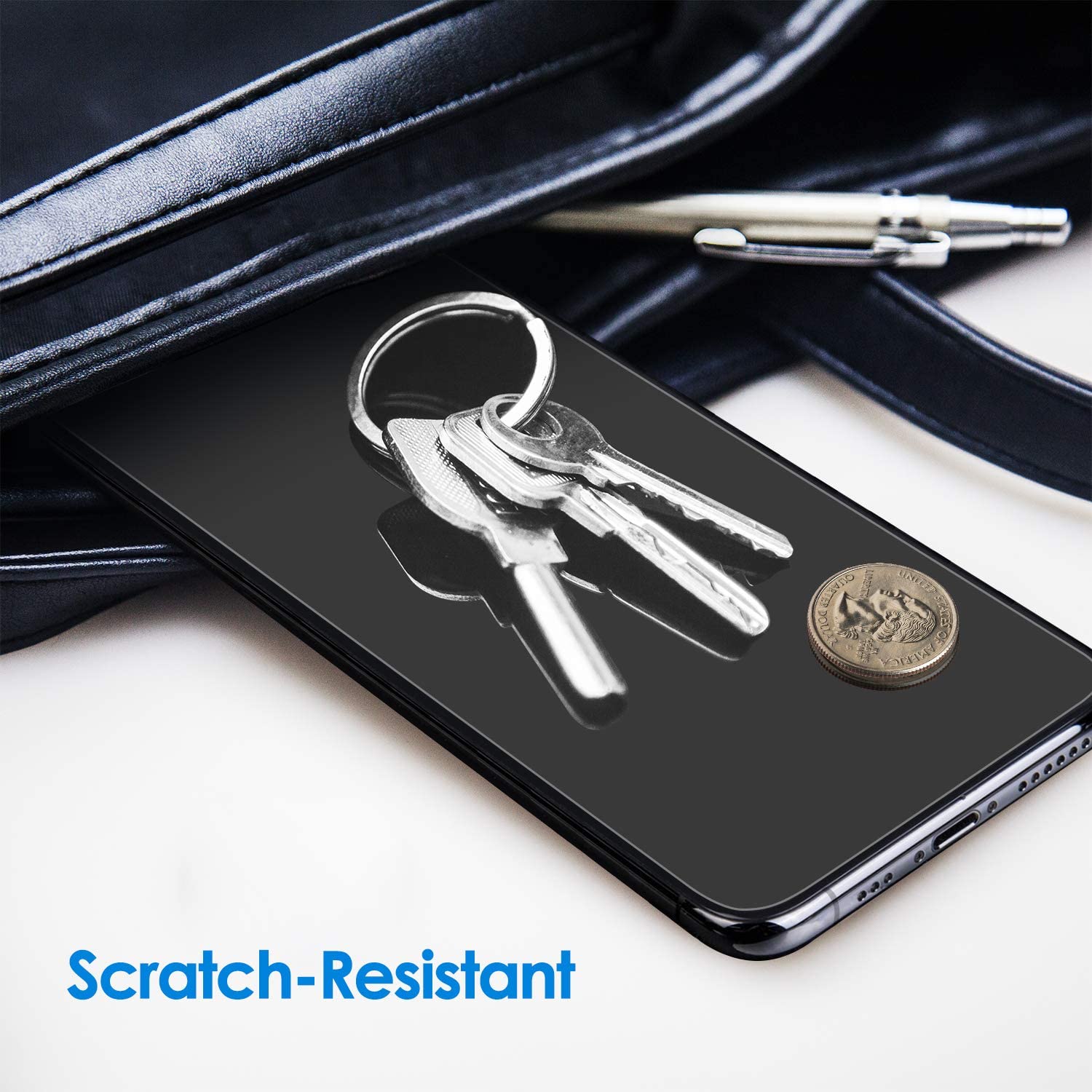 Screen Protector for iPhone 11 Pro, for iPhone Xs, for iPhone X, 5.8-Inch, Tempered Glass Film