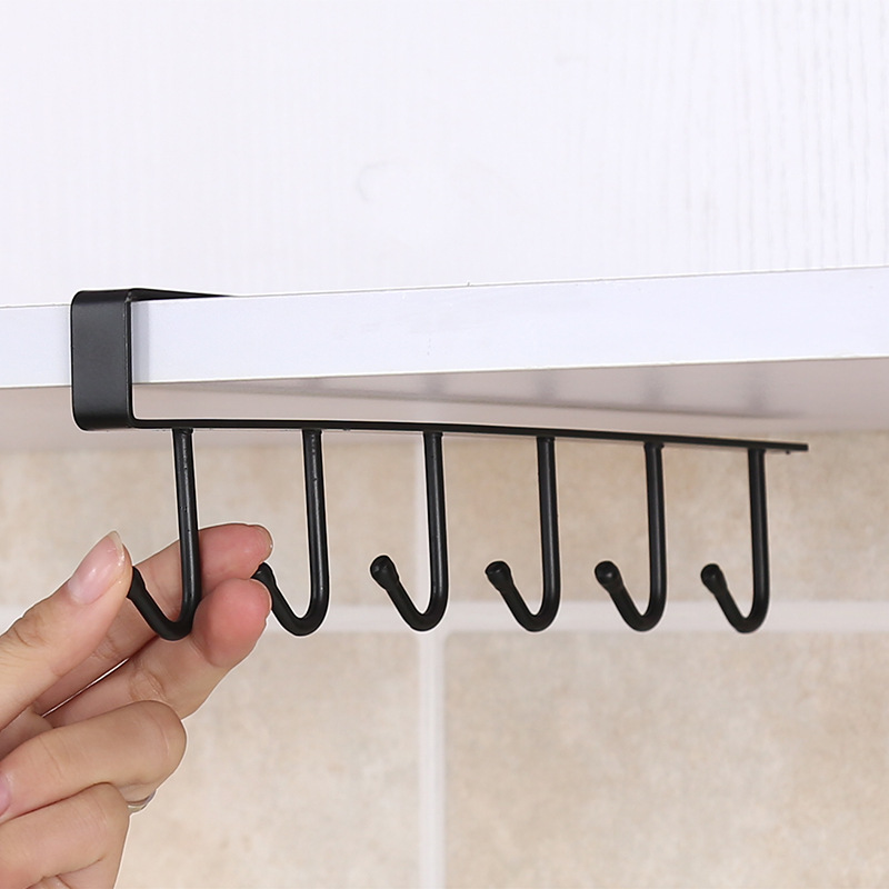 Storage Shelf Wardrobe Cabinet Metal Under Shelves Hanger Bathroom Kitchen Organizer Rack Holder