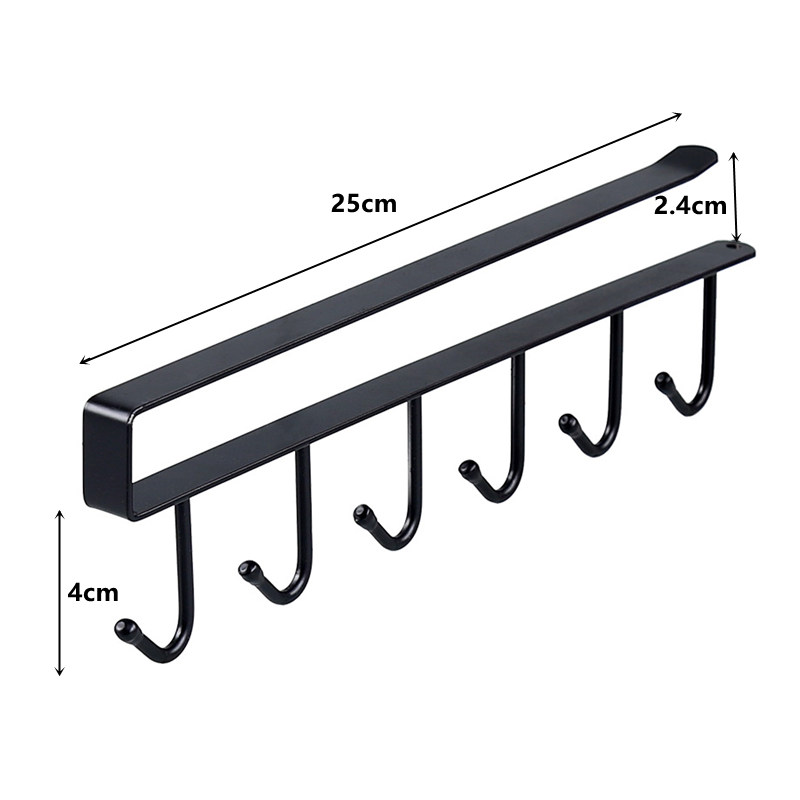 Storage Shelf Wardrobe Cabinet Metal Under Shelves Hanger Bathroom Kitchen Organizer Rack Holder
