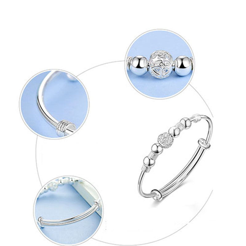 Sterling silver trinket bracelet for women, 3 styles, new, 925, jewelry, fashion