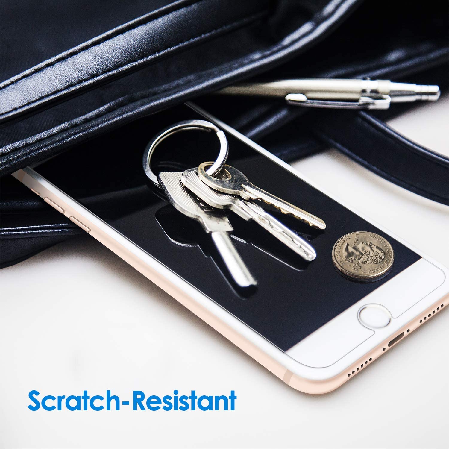 Screen Protector for iPhone SE 2020, iPhone 8/7, iPhone 6s/6, 4.7-Inch, Tempered Glass Film