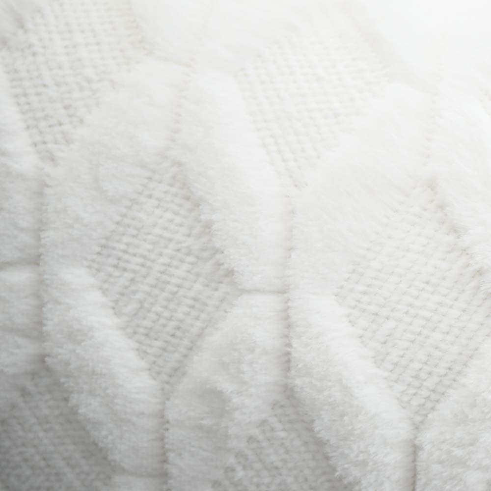 Square Throw Pillow Covers Super Soft Luxury Faux Fur Pillow Case Cover for Sofa Living Room