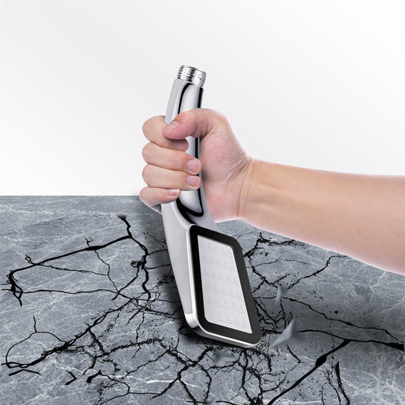 Square Shower Head Saving Nozzle High Pressure Shower Head Bathroom Accessories Sprayer Shower