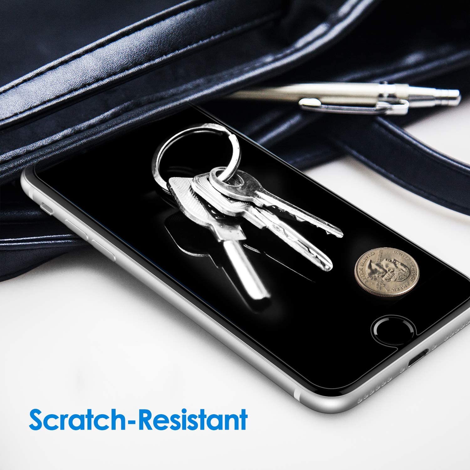 Screen Protector for iPhone SE 2020, 4.7-Inch, Tempered Glass Film