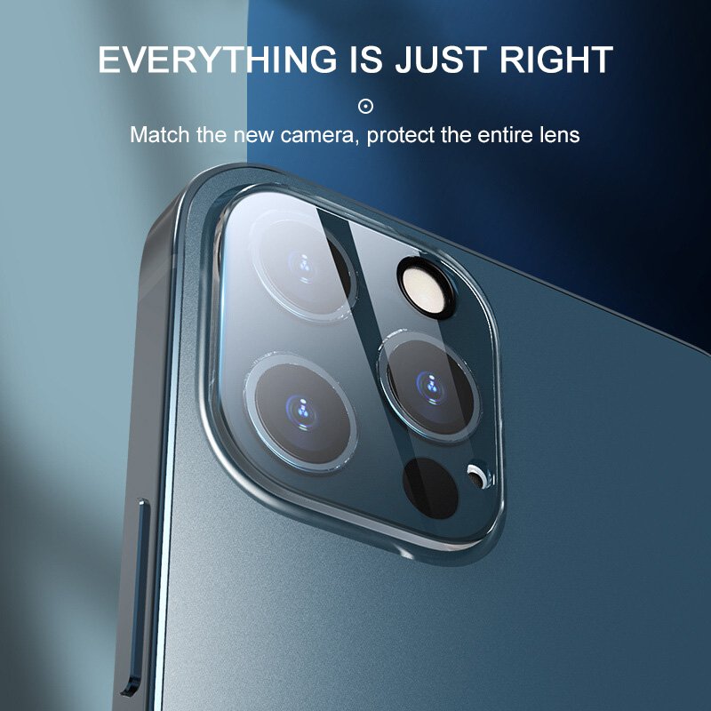 3Pcs Full Cover Camera Lens Glass on For iPhone 12 13 Pro Max Mini Screen Protector