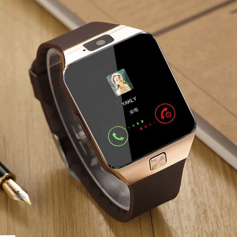 DZ09 smartwatch, with sim card slot, push-up message, bluetooth connectivity, android phone