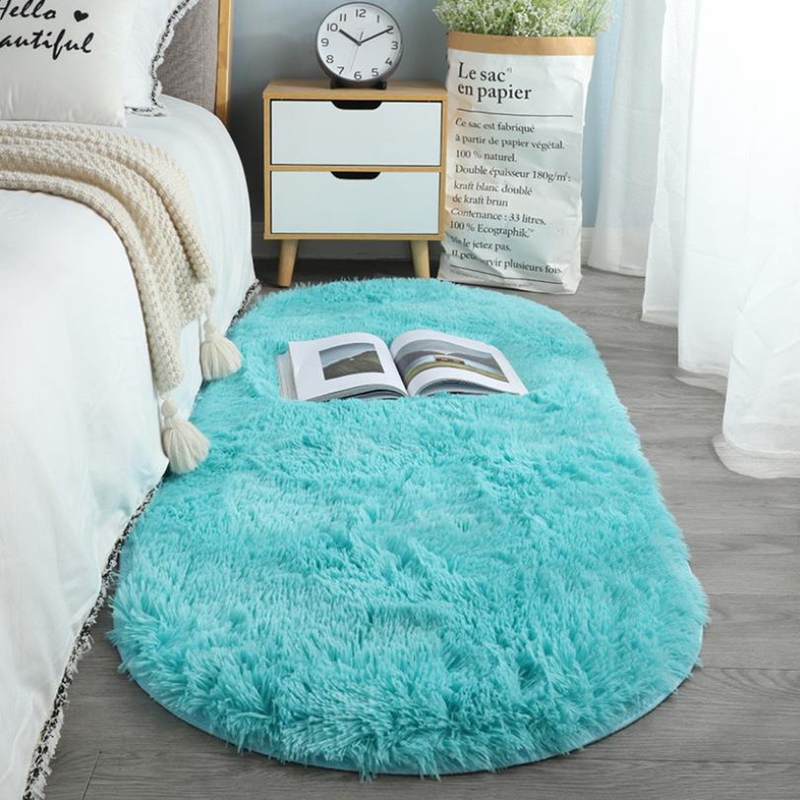 Wool Carpet Modern Home Decor Living Room Sofa Coffee Table Floor Rug Girl Bedroom Foot Mat Plush