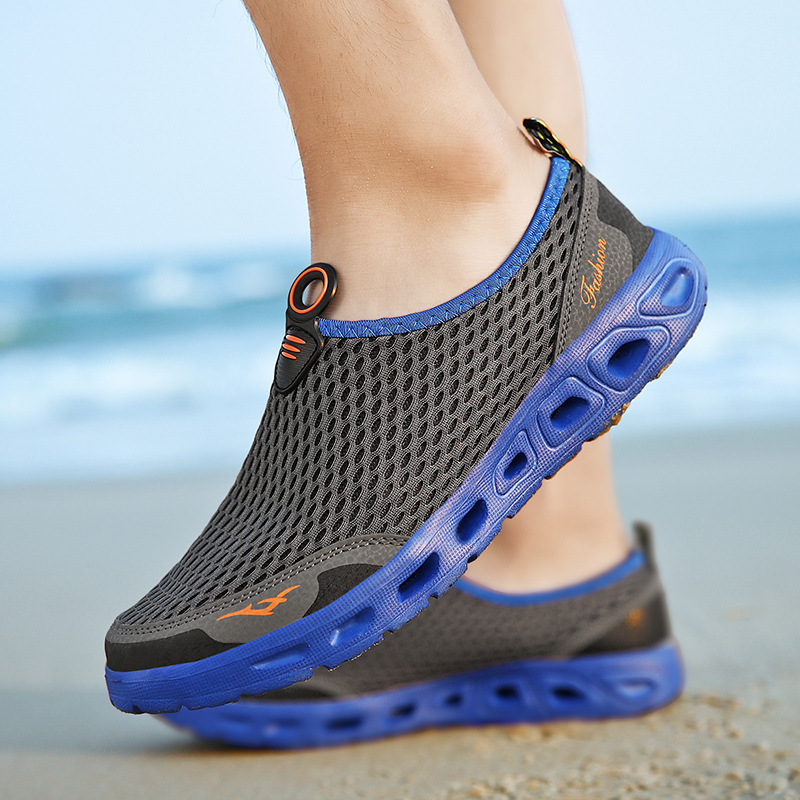 Lightweight Hollow Out Casual Sport Shoes In Mesh