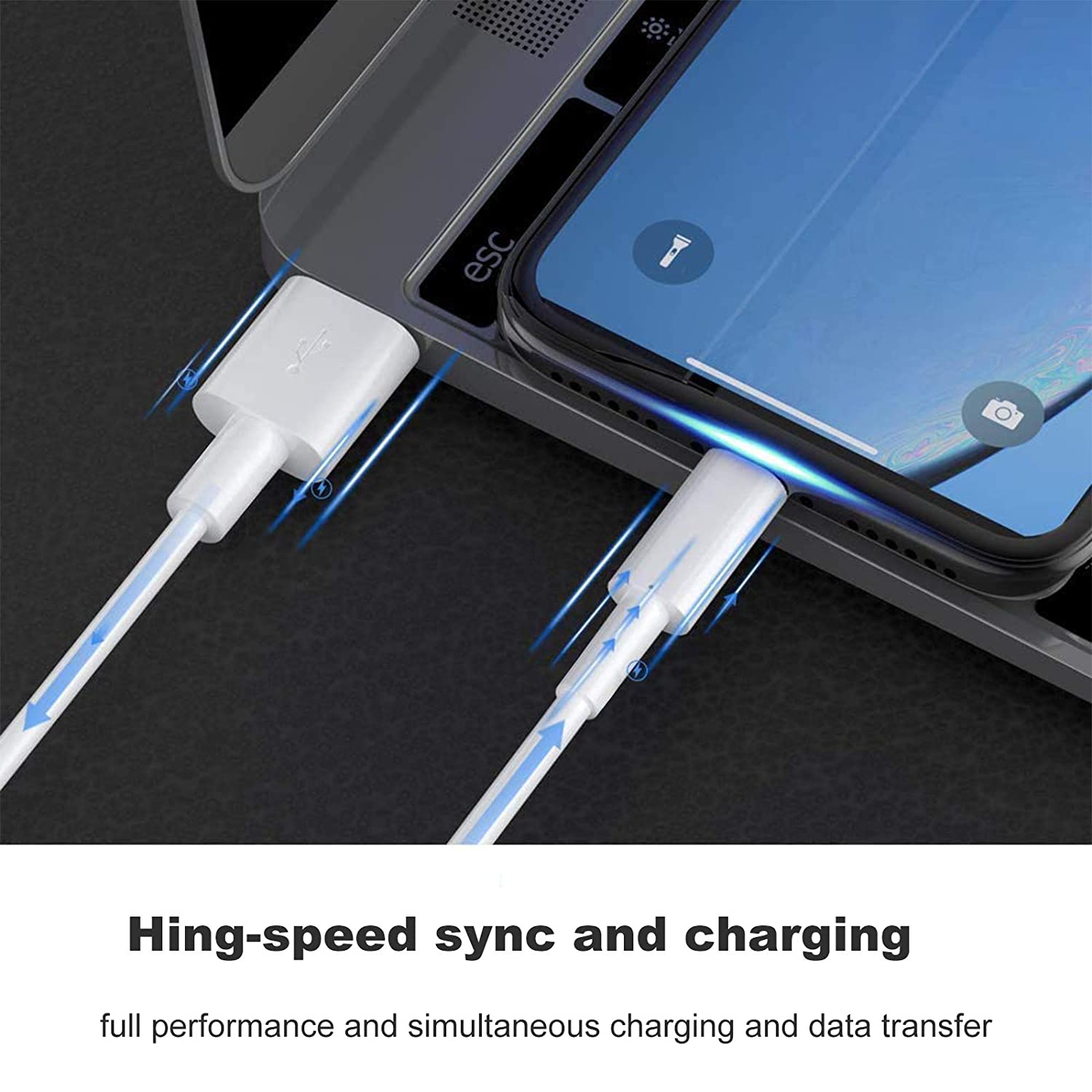 Charging cable for ipad, cable with 1m and 10 PCS, for iphone 12, 11 pro max, x, xs, xr, 8, 7, 6, 5