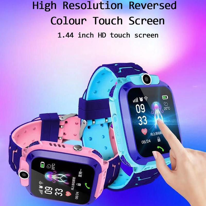 Smart watch for kids, smartwatch for kids with sim card, waterproof, ip67, gift for ios and android
