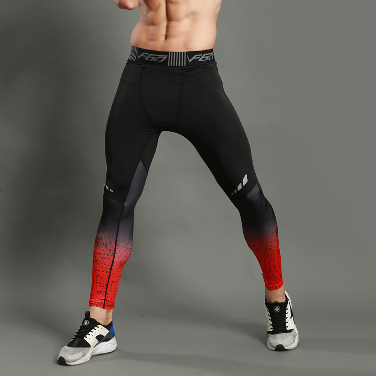 Running compression tights mens sports leggings fitness long pants gym workout pants slim legging