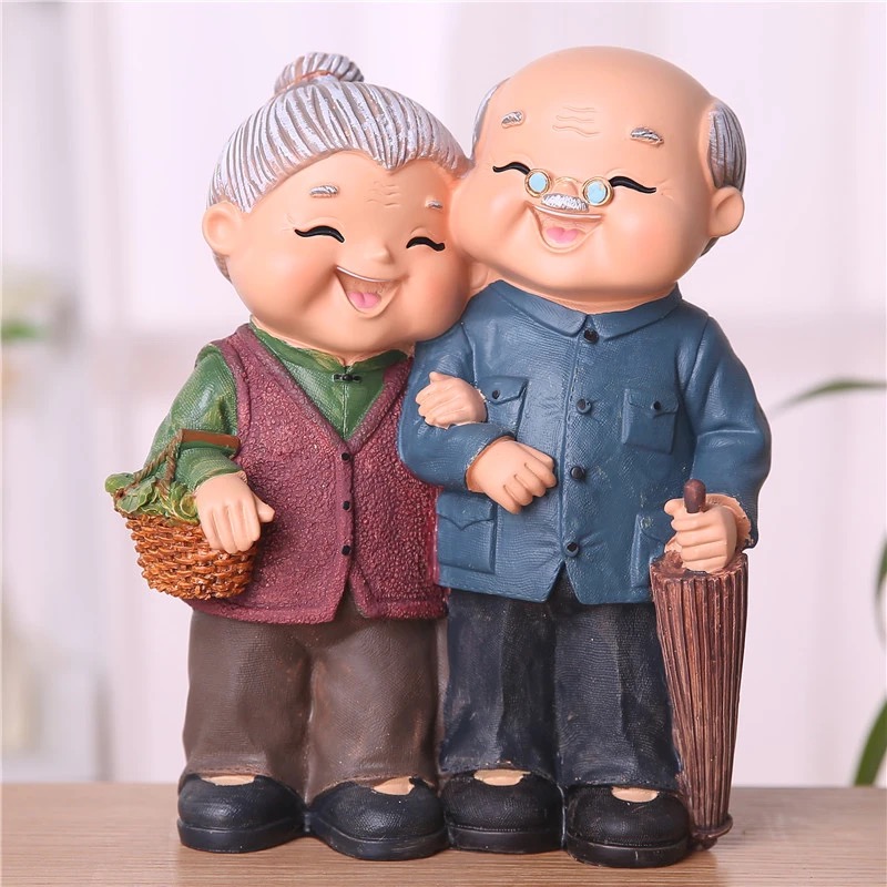 Modern ornament creative home decor candy lovers couple ornaments for office living room table gift