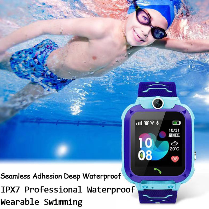 Smart watch for kids, smartwatch for kids with sim card, waterproof, ip67, gift for ios and android