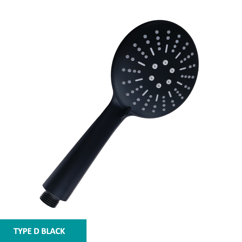 Hand Held Shower Head Pressure Rain Shower Sprayer Set Wall Mount Slide Bar with Hook and Bracket