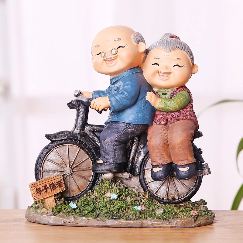 Modern ornament creative home decor candy lovers couple ornaments for office living room table gift
