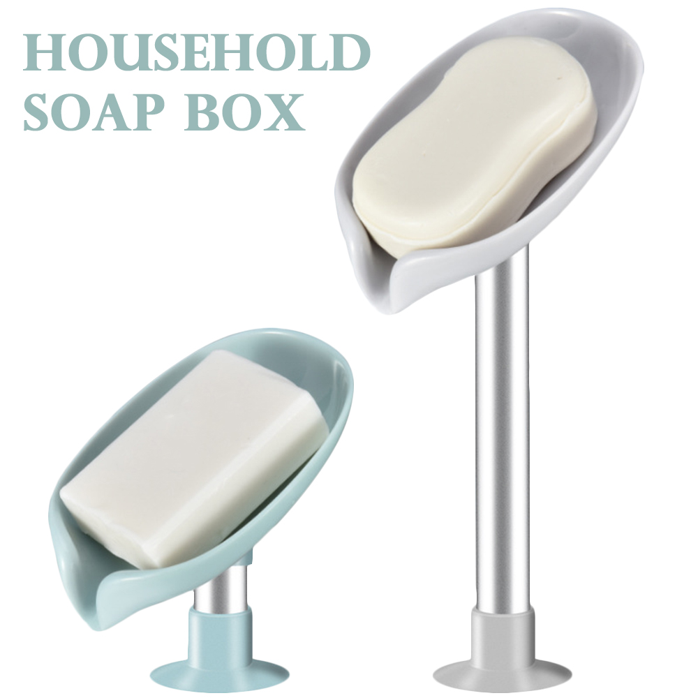 Shape Soap Box Drain Soap Box Holder Bath Shower Soap Holder Sponge Storage Tray Creative Soap Box
